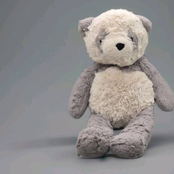 Jellycat Buckley Panda Medium Plush 14” Gray White Stuffed Animal Toy Retired - Picture 1 of 8